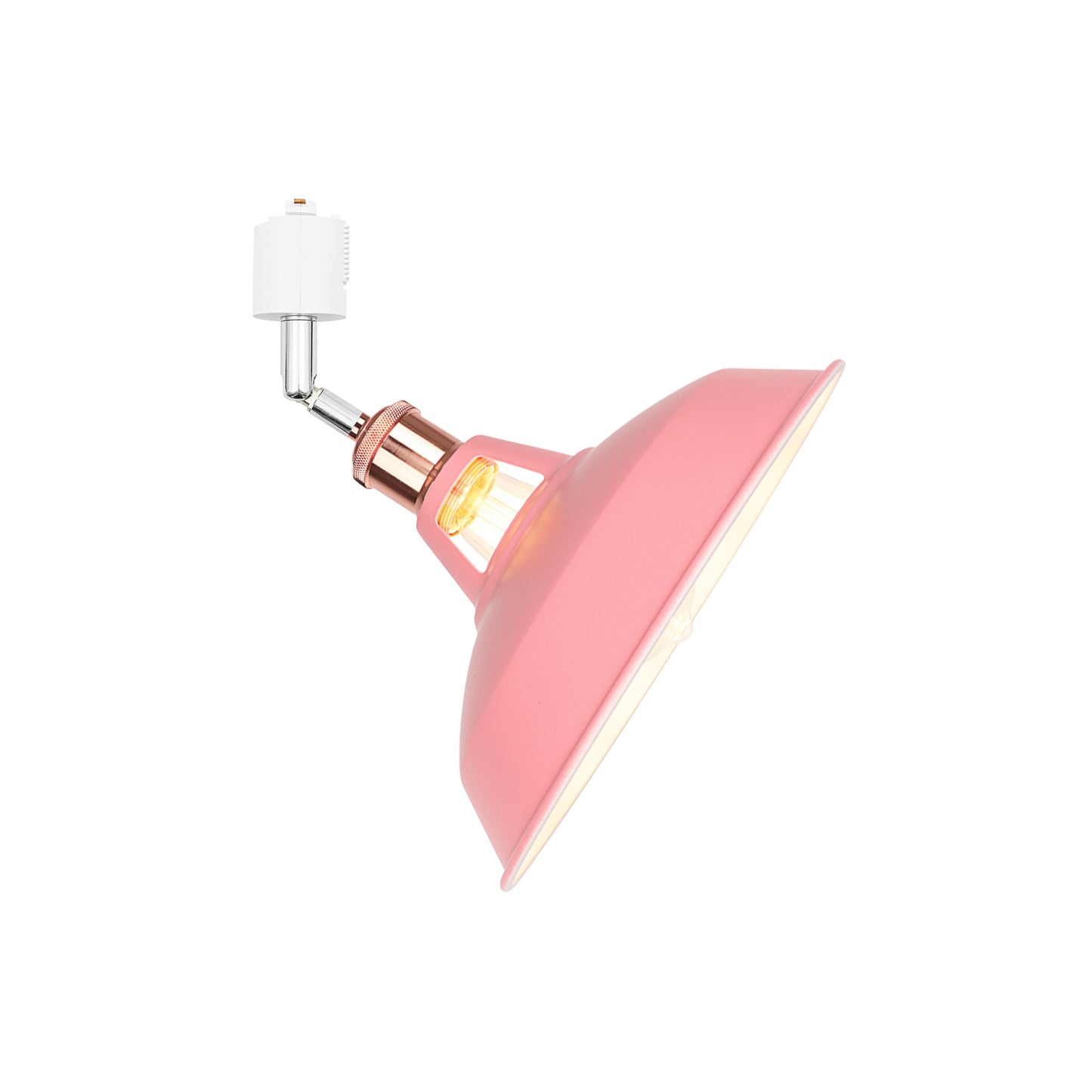 FSLiving LEDスポットライトダクトレール用 スポットライトダクトレール用 E26口金 ライティングレール照明器具 照射角度調節可能 TB0326-WXTGD