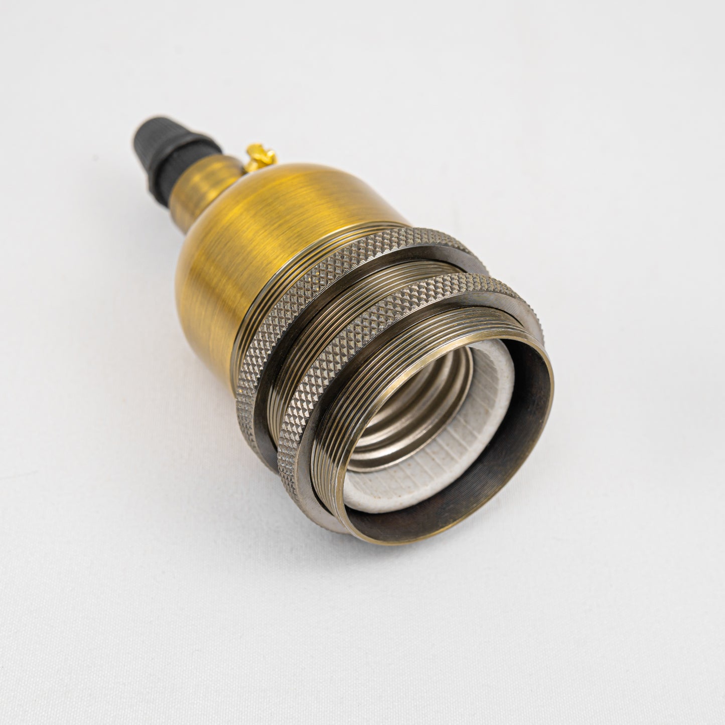 FSliving 4個入り E26ライトソケット DIY 電球ソケット レトロソケット ランプホルダー 電球ホルダー LED対応 ゴールド