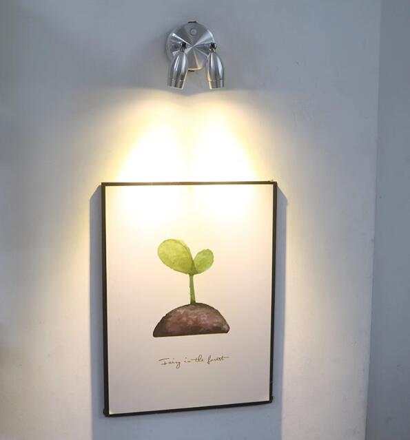 FSLiving Lighting Unit, 2 Lights, Dimmable, Mini Spotlight, Jewelry Showcase, Display, Lighting Equipment, Black Shell, LED Unit, Illumination Kit, Mini Plant Light, LED Spotlight