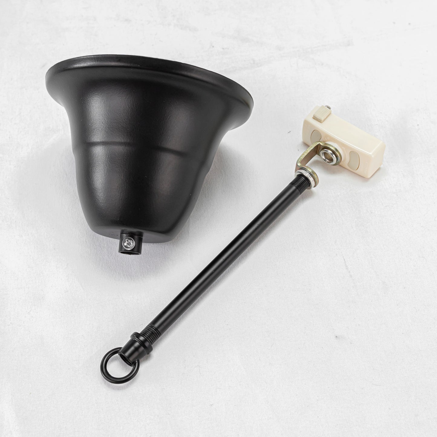 FSLiving シーリングカバー チェーン吊り ペンダントライト用 DIY 照明部品 照明パーツ ブラック 部品のみ 電設部品 照明部品 ランプ用 アダプター 天井照明用 DIY部品 事務所 リビング ダイニング 舞台照明用 舞台照明取付部品 PSE認証済