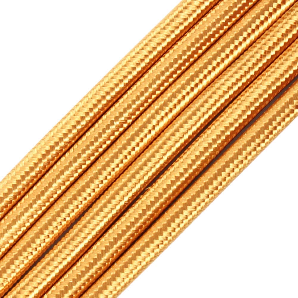 FSliving 10 m/50 m/100 m DIY 2-adriges verdrilltes Kabel, Kabel, gestrickter Draht, Lampenleuchter, verdrillter Draht, doppeladriger Draht, Edison-Retro-Birnendraht