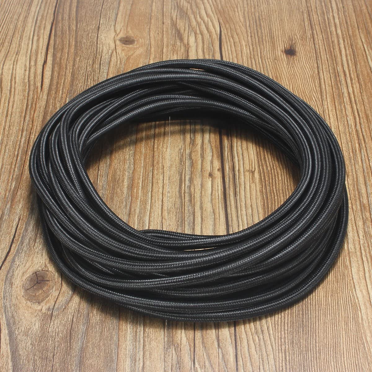 FSliving 10 m/50 m/100 m DIY 2-adriges verdrilltes Kabel, Kabel, gestrickter Draht, Lampenleuchter, verdrillter Draht, doppeladriger Draht, Edison-Retro-Birnendraht