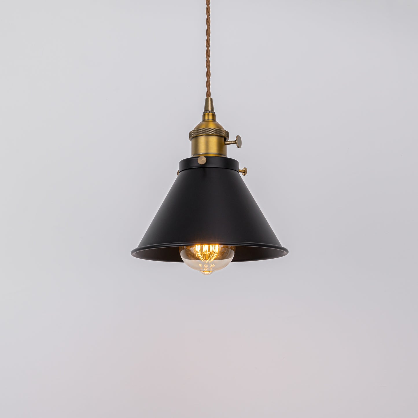 FSLIVING Duct Rail Type with Cord Storage Cup Adjustable Length Freely with Switch Retro 1 Light Pendant Interior Lighting Cafe LED Bulb Compatible Light Socket Lighting Rail Light E26