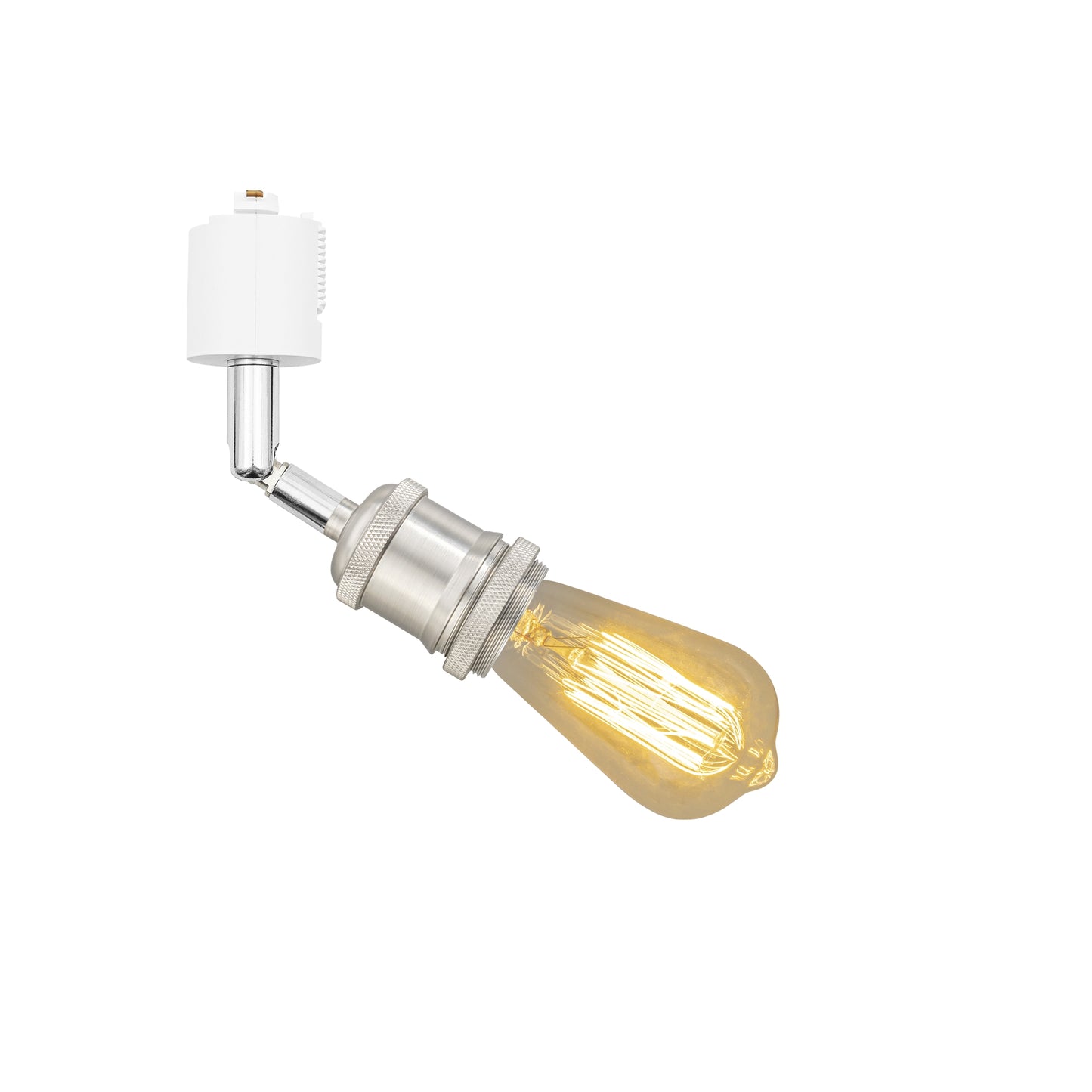 FSLiving 3個パック LEDスポットライトダクトレール用 スポットライトダクトレール用 E26口金 ライティングレール照明器具 照射角度調節可能 レトロソケット