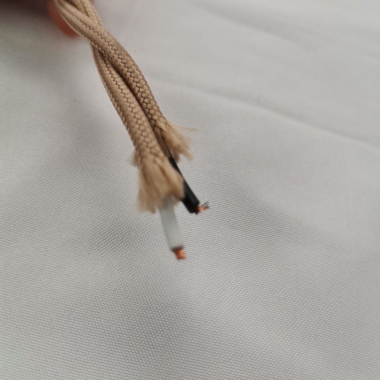 FSliving 10 m/50 m/100 m DIY 2-adriges verdrilltes Kabel, Kabel, gestrickter Draht, Lampenleuchter, verdrillter Draht, doppeladriger Draht, Edison-Retro-Birnendraht