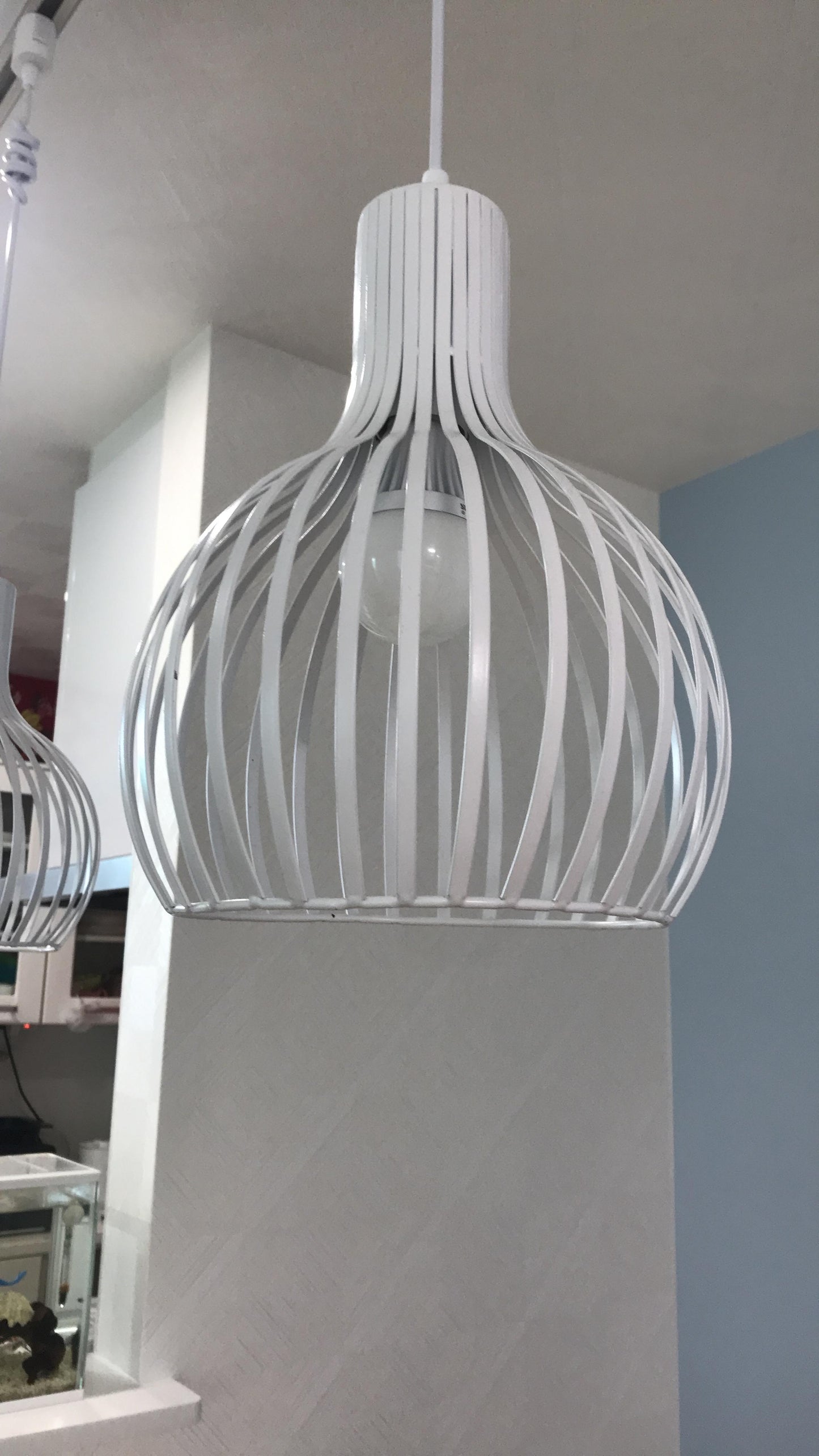 FSLiving Black/White Pendant Light Retro Lighting Fixture Interior Lighting New Life Cute Antique Style Interior Fashionable Popular
