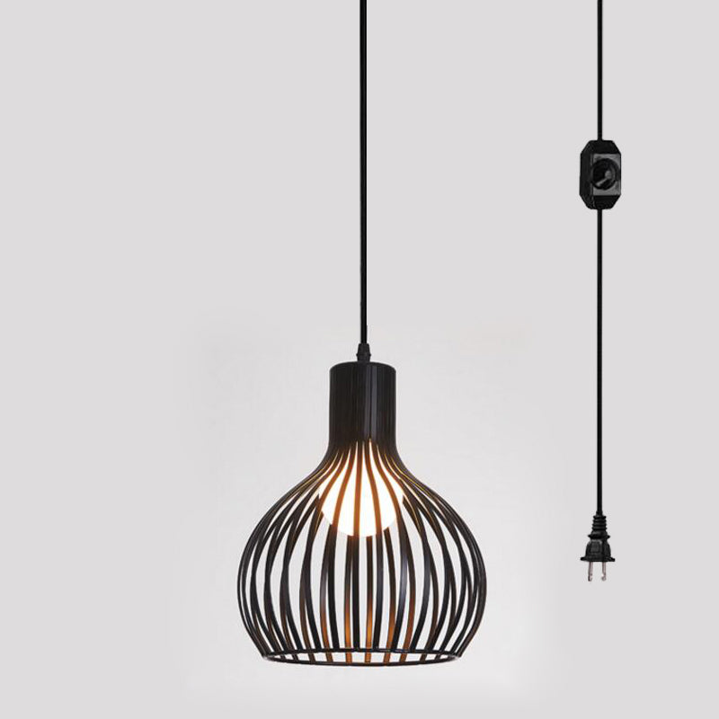 FSLiving Black/White Pendant Light Retro Lighting Fixture Interior Lighting New Life Cute Antique Style Interior Fashionable Popular