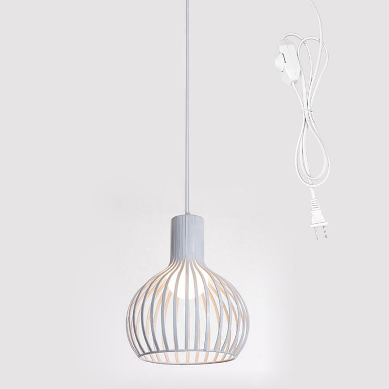 FSLiving Black/White Pendant Light Retro Lighting Fixture Interior Lighting New Life Cute Antique Style Interior Fashionable Popular