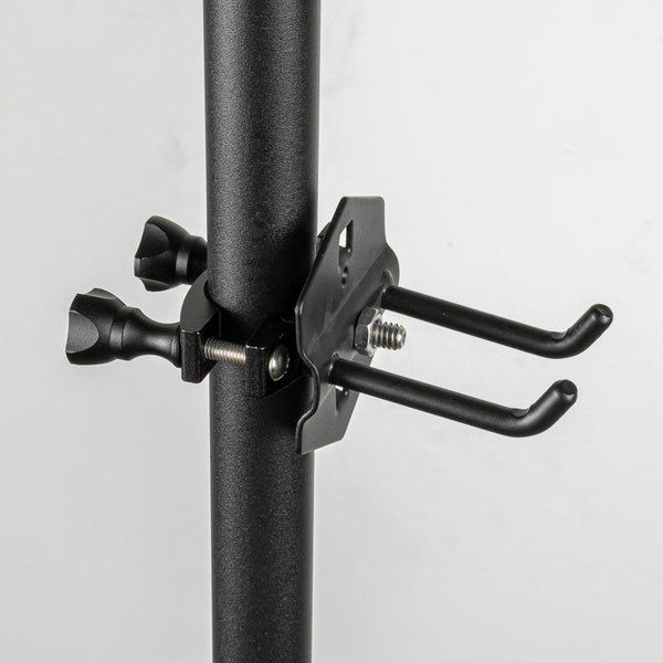 FSLiving 3-Pack Tension Rod 5cm Vertical Parts Hooks Easy to Install No Drilling Required