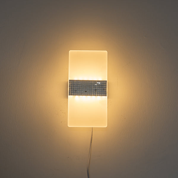FSLiving 5ｗ電球色 キラキラ LED ブラケットライト ウォールライト コンセント式 工事不要 目に優しい 間接照明 卓上ライト ベッドサイドランプ 壁掛けライト 高輝度 省エネ 目に優しい キッチンライトアルミ 屋内照明 ナットライト 授乳ライト