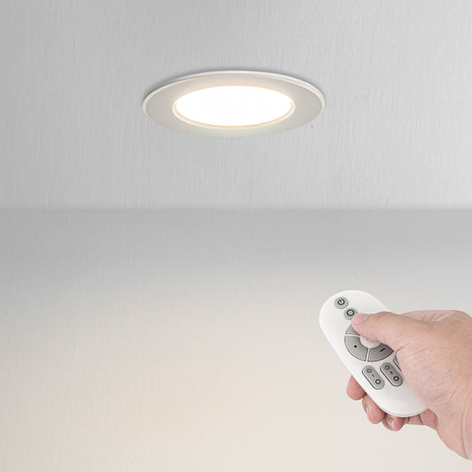 FSLiving LEDダウンライト コンセント式 取付便利 調光調色 リモコン付き φ950mm ダウンライト  LED 拡散光 ベースタイプ 屋内用 室内用 埋込式 LEDライト ホワイト