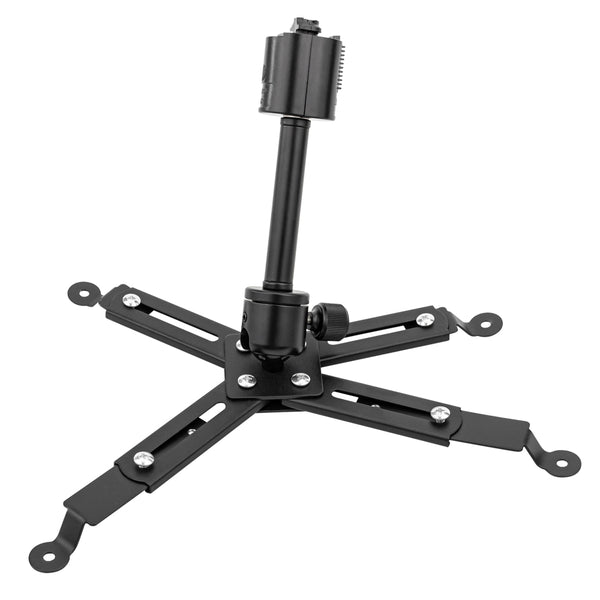 FSLiving プロジェクター取付用部品 耐荷重5kg プロジェクターホルダー プロジェクターマウントブラケット ライティングレール専用 角度調節可 プロジェクター取付用 ダクトレール式 オフィス 自宅 店舗 ライティングレー用