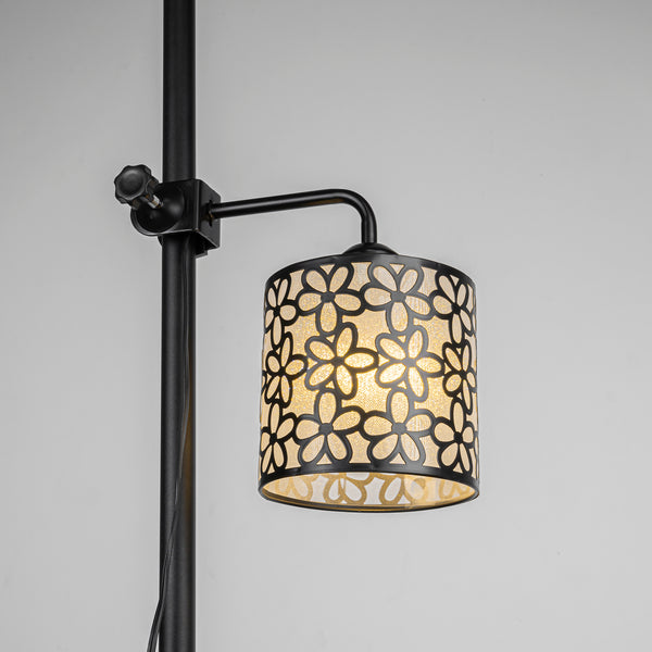 FSLiving Can be attached to tension rods Indirect lighting Space saving No construction required Outlet type Flowers Cute Bracket light Foot light Rental lighting Rental light E26