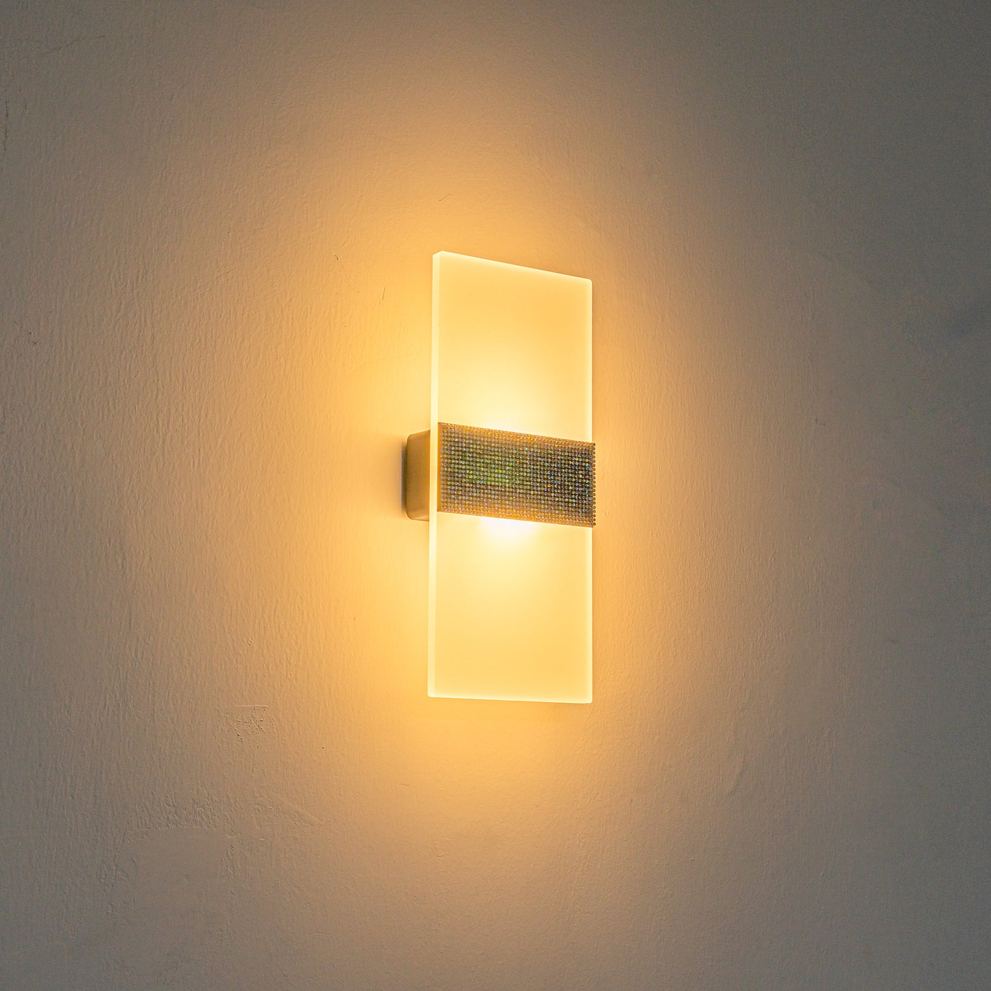 FSLiving 5ｗ電球色 キラキラ LED ブラケットライト ウォールライト  目に優しい 間接照明 卓上ライト ベッドサイドランプ 壁掛けライト 高輝度 省エネ 目に優しい キッチンライトアルミ 屋内照明 ナットライト 授乳ライト 美容院