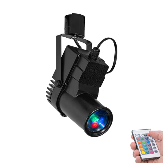 FSLiving ダクトレール式 ステージライト ビームスポット RGB ミラーボール マジックボール 舞台照明 照明 led バーライト ステージ照明 ステージライト ステージ ディスコ パーティー KTV カラオケ クラブ バー照明用ライト