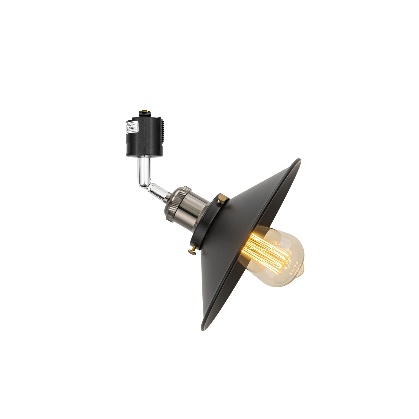 FSLiving スポットライト 配線ダクトレールライト  ライティングレール レールライト 天井照明 照明器具 ブラック 直径22cm