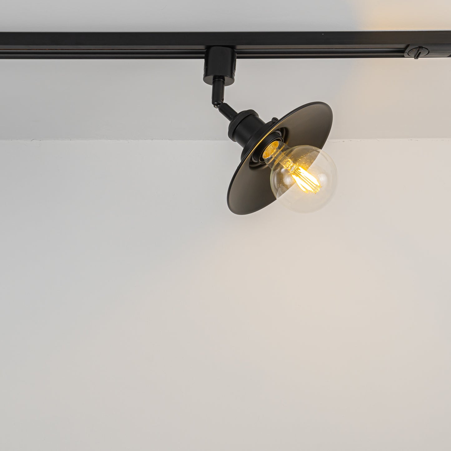FSLiving マットブラック LEDスポットライト ライティングレール照明器具 照射角度調節可能 スポットライト ダクトレールライト 天井照明 玄関照明