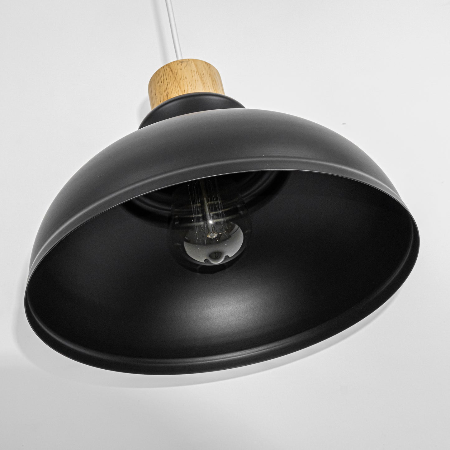 FSLiving 木製  ペンダントライト コンセント式 北欧  間接照明 天井照明 LED対応 e26 調光器付き 賃貸対応