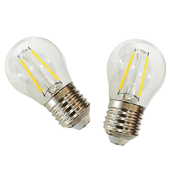 FSLiving 2個入 DC 3.7ボルト 2700k 3W LED フィラメント ST64 電球 E26 ミディアムベース ランプ 低いボルテージ ボート ソーラー レトロ エジソン 調光対応