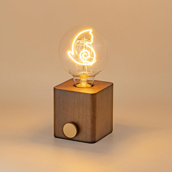 FSLiving 猫ちゃんのあたたかみ 充電式 LEDライト 木製モードライト  省エネ 装飾ランプ 雰囲気作り  テーブルランプ  コードレス  北欧風  調光　タイプE