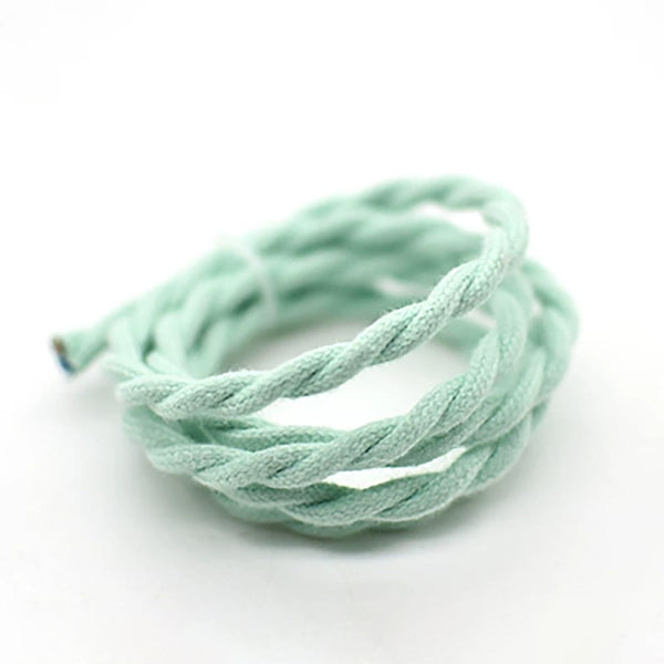 FSLIVING 10メートル ツイストコード 丸打コード DIY 2ココード 配線 コード 電線 ケーブル ニット線 耐熱絶縁電線 編組生地ワイヤー PJ0943QQ-10M