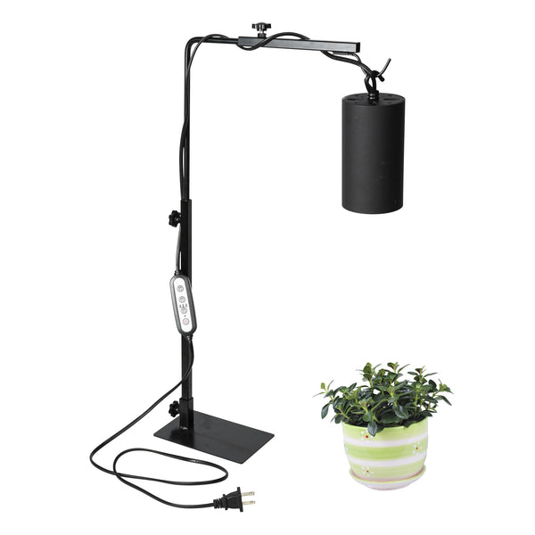 FSLIVING 植物育成スタンド 7w 自然色 成長促進 太陽に近い波長 育成適合 放置式 長さ調節可 コードつき タイマー on/offスイッチつき