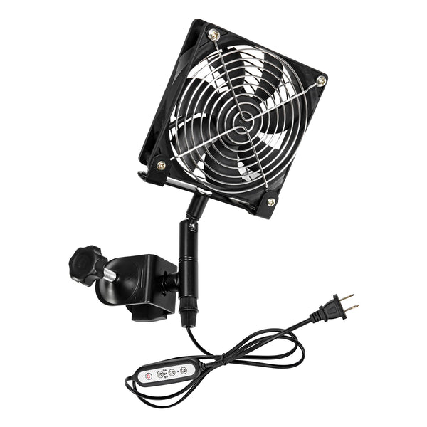 fsliving 送風機　植物用サーキュレーター　クリップ式　コード長さ180cm　タイマー　コンセント式 リビングルーム用 オシャレ 簡約 キッチン 角度調節可 工事不要　取付簡単　換気　空気循環
