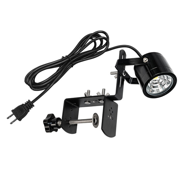 FSLiving 7Ｗ リモコン付き 調光対応 発光色も変更可 看板用 黒板用照明 電球色/昼光色 クリップライト スポットライト ピッコロライト コード長3m LED クリップライト 防雨型クリップライト 電気スタンド WJTG0014