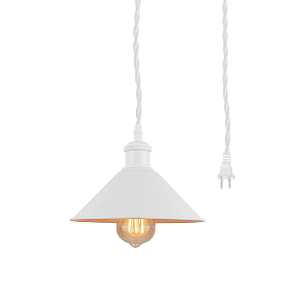FSLiving Pendant Light, Outlet Type, Lighting, Stylish, White, Cafe, Scandinavian, Antique, Dining, Socket, Living Room, Kitchen, Counter, Living Alone, E26
