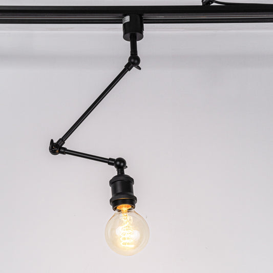FSLiving Lighting Rail Light Duct Rail Light Arm Adjustable Angle E26 LED Compatible Dimmable Retro Lighting Fixture