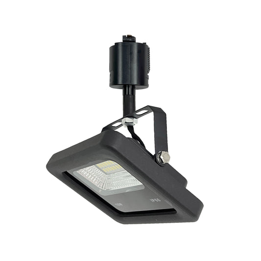 FSLiving 投光器 10W 120°広配角 角度左右前後調節可 昼光色 LEDスポットライト ダウトレールライト ステージライト 配線ダクトレール用 角度調節可能 照明器具 展覧会 展示 倉庫