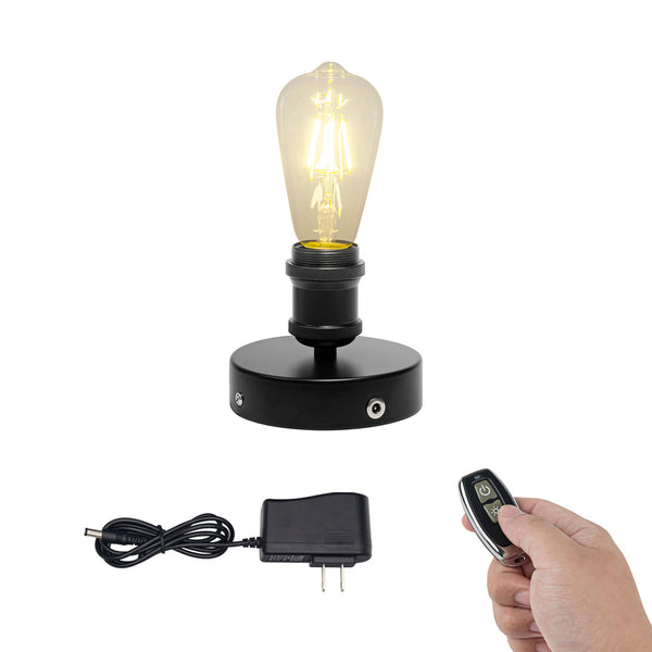 キャンペーン電球付属 充電式ライト バッテリー内蔵式照明  リモコン付き 配線不要 電球付属  LEDライト  賃貸対応 テーブルランプ  デスクランプ ベッドサイドサイト