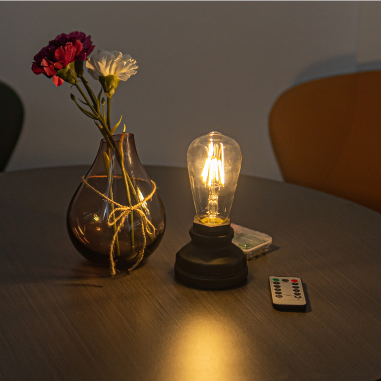【色: 調光スイッチ-コード茶】FSLiving テーブルランプ 調光対応 調光