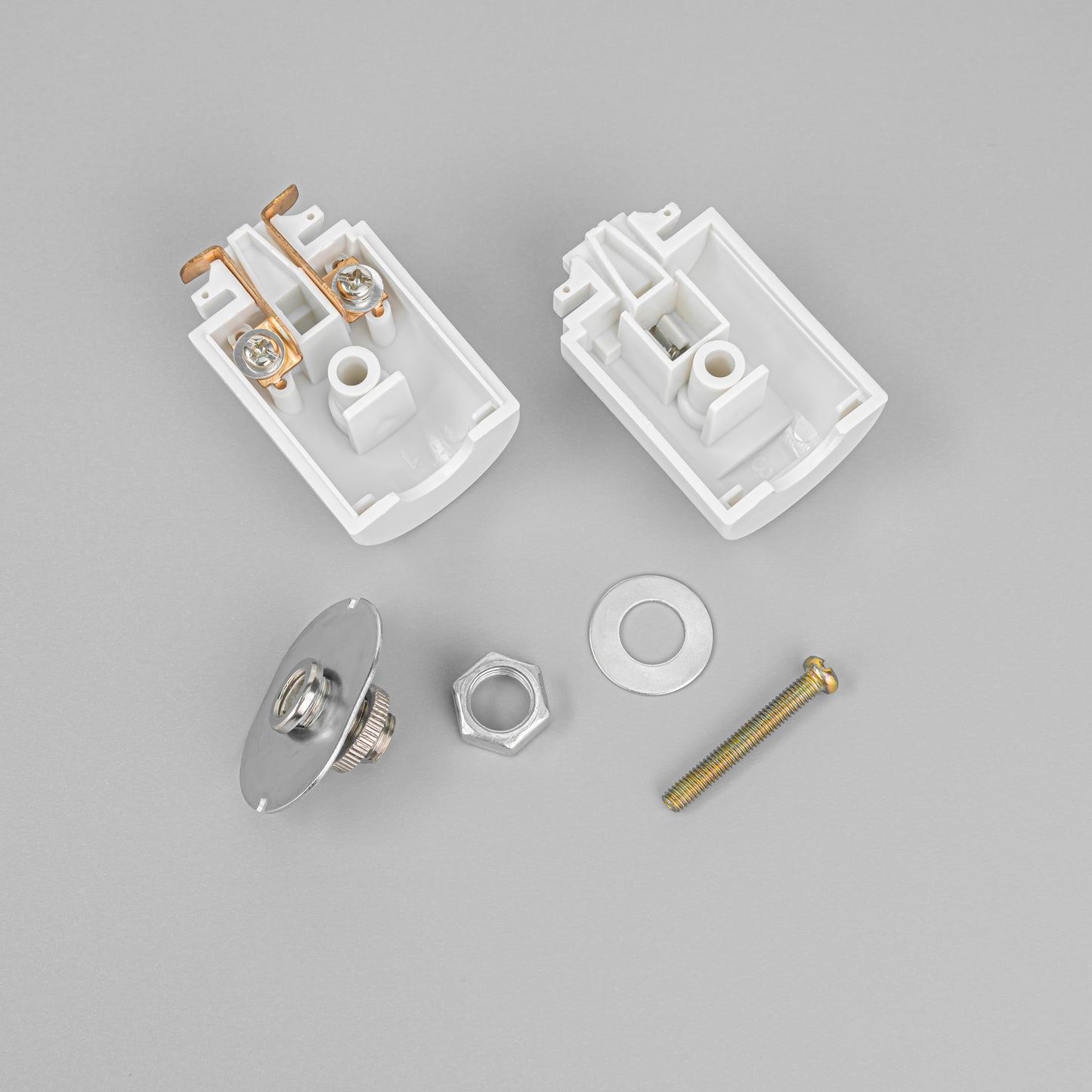 FSLiving 6個パック 配線ダクト用ライティングプラグ ボルト付 ライティングレール用プラグ ライティングレール部品  照明部品 ランプ用 アダプター 天井照明用  DIY部品 事務所 リビング ダイニング 舞台照明用 舞台照明取付部品 ダクトレール用ソケット ライティングレール部品 PSE認証済