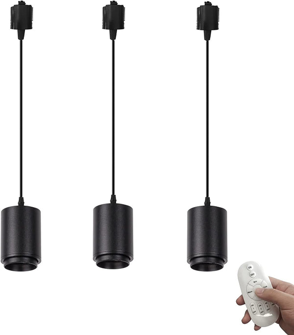 fsliving 3個パック 7W 光束角度調節可 調光 ペンダントライト ダクトレール式 LED スポットライト 7W 照明器具 調光スイッチ かわいい 吊り下げ照明 天井照明 ダイニング ランプシェード ペンダントランプ 玄関照明 キッチン インテリア照明