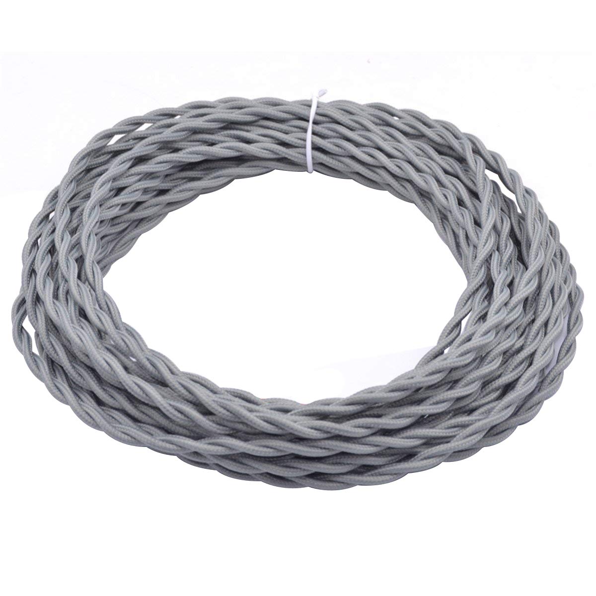 FSliving 10m/50m/100m DIY 2 Core Twisted Cord Wiring Cord Cable Knitted Wire Lamp Chandelier Twisted Wire Double Core Wire Edison Retro Bulb Wire