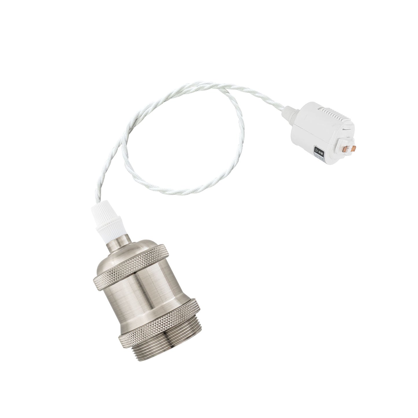 FSLIVING  レトロ １灯ペンダント ツイストコード インテリア照明 カフェ LED電球対応 E26