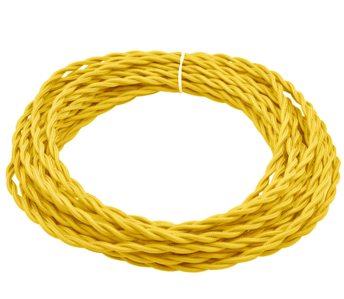 FSliving 10m/50m/100m DIY 2 Core Twisted Cord Wiring Cord Cable Knitted Wire Lamp Chandelier Twisted Wire Double Core Wire Edison Retro Bulb Wire