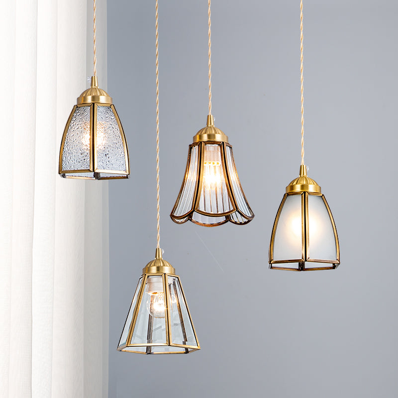 FSLiving シーリングライト ガラスペンダントライト コード収納カバー